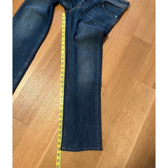 Diesel Larkee Straight Stretch Blue Denim Jeans - Picture 13 of 13